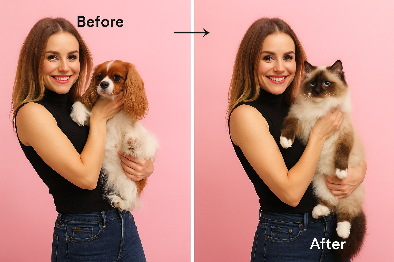 Definition of AI photo replace