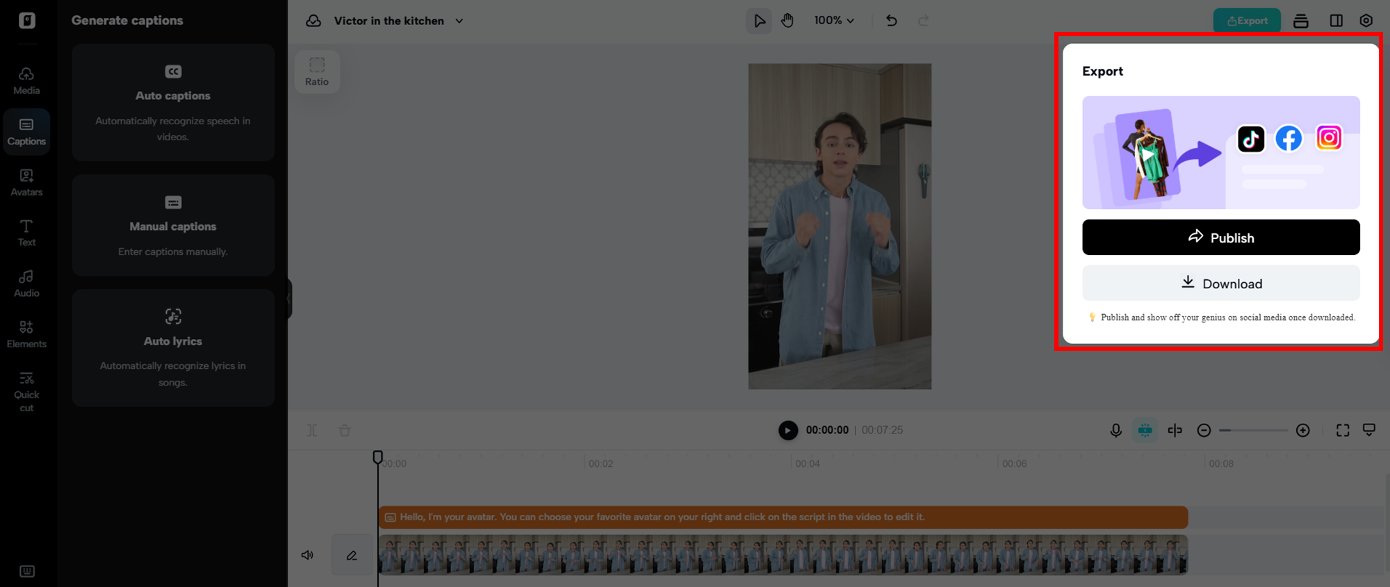 Exportar e compartilhar