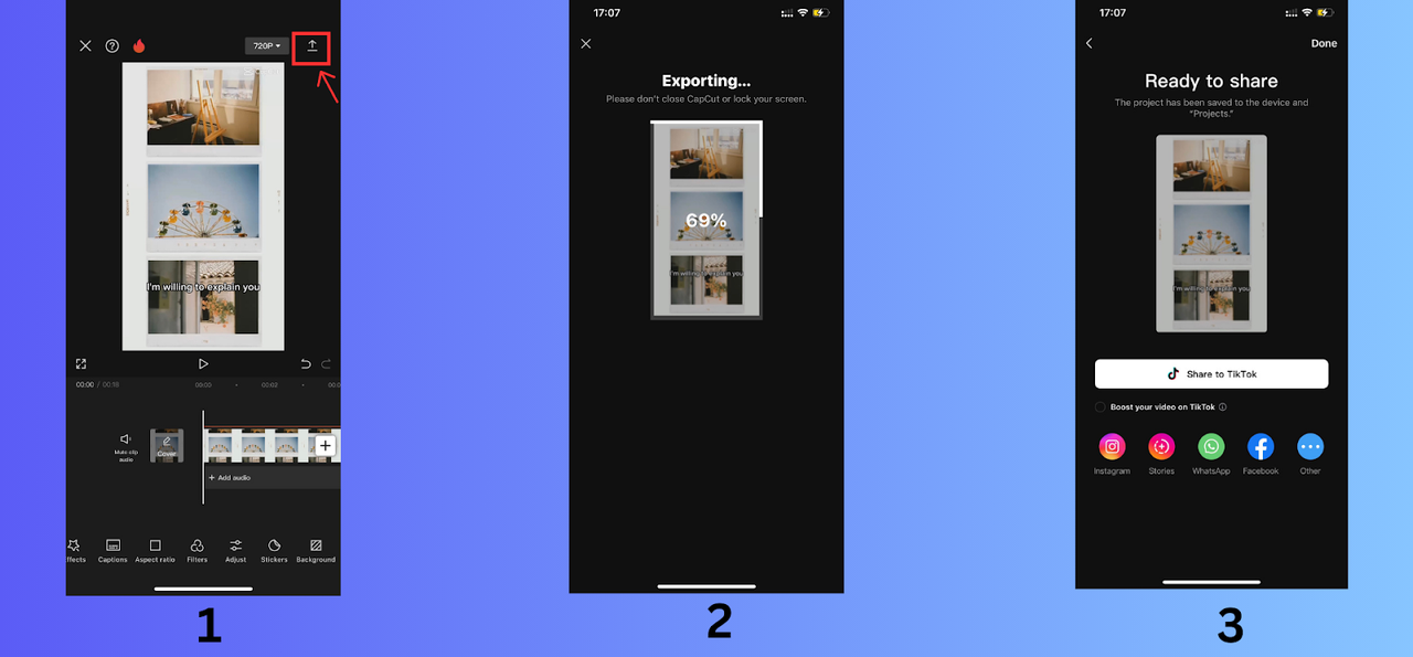 Export your video