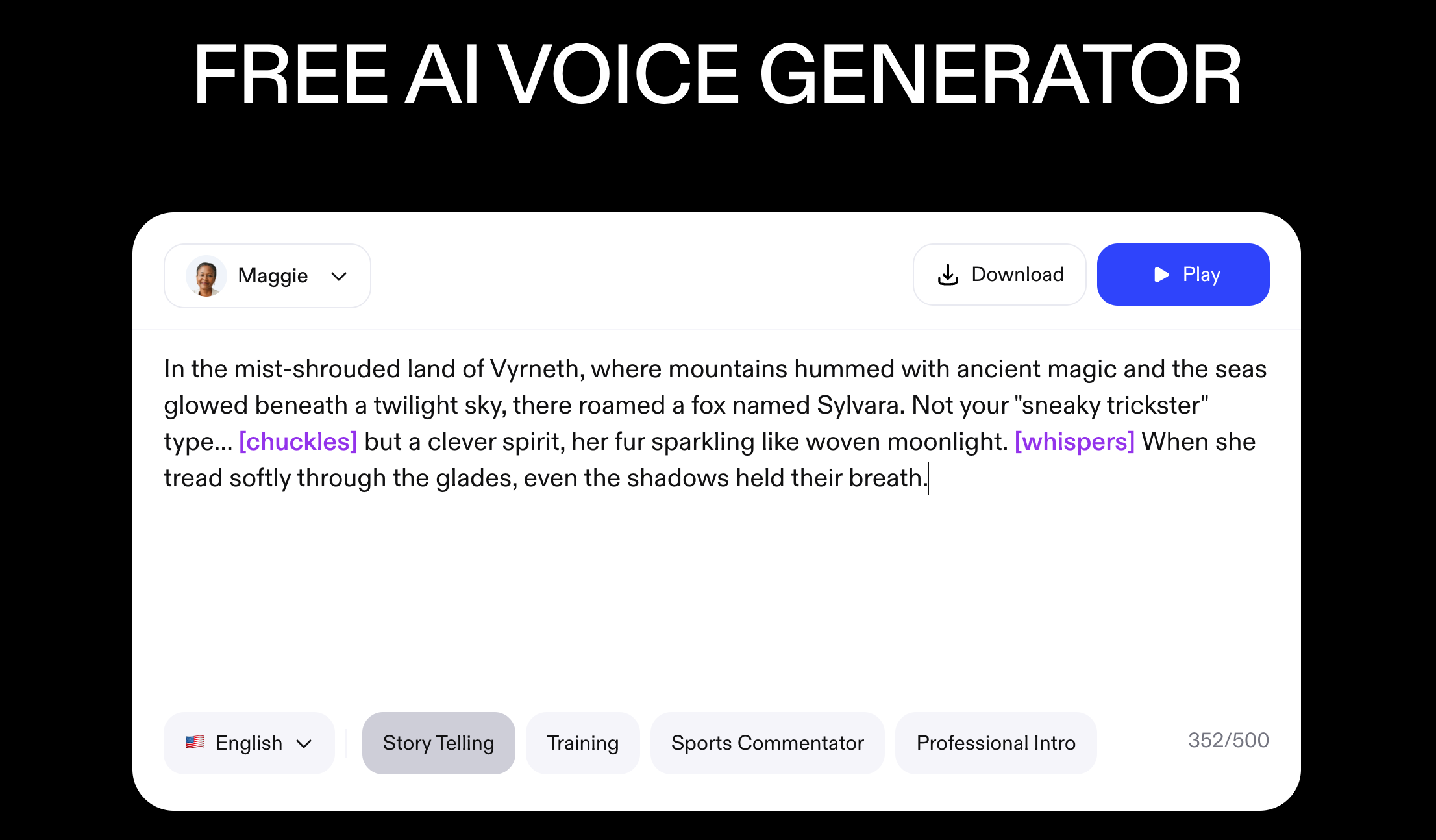 Speechify Free AI Voice Generator