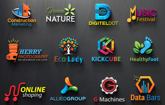 Eye-catching visuals for 3D logo design