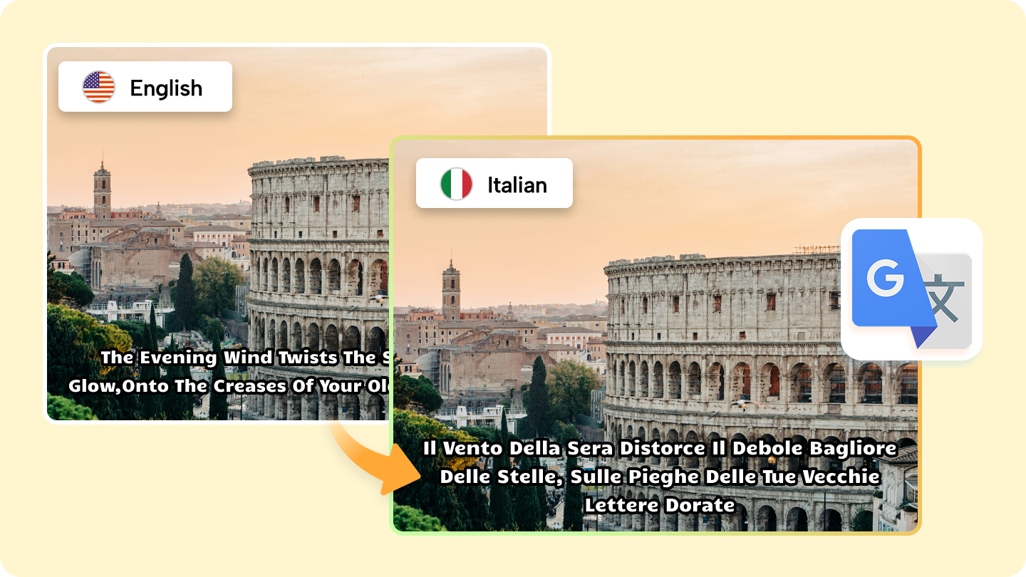 google translate english to italian