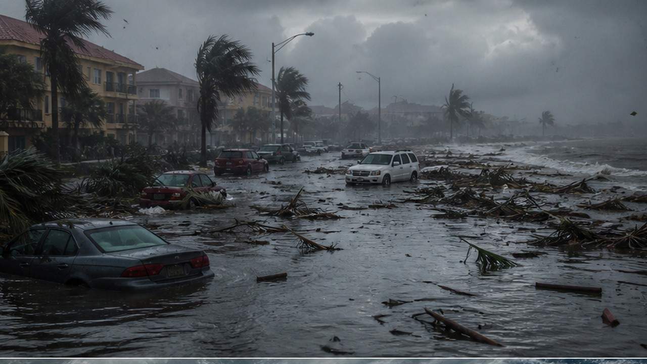 Résultat rapide de la scène de catastrophe d'ouragan 2