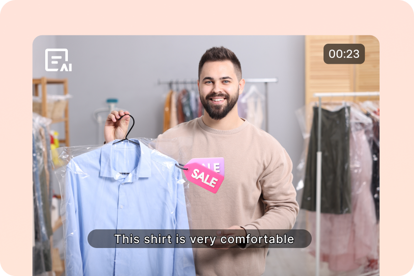 Editor video AI untuk menghasilkan materi iklan