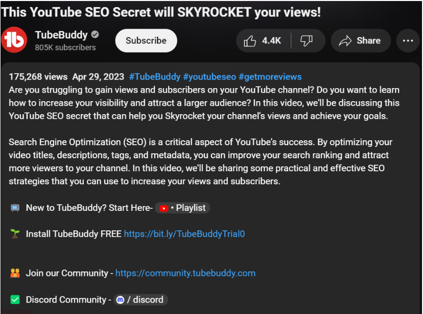Ücretsiz YouTube rakip analizi için seo taktikleri analizi