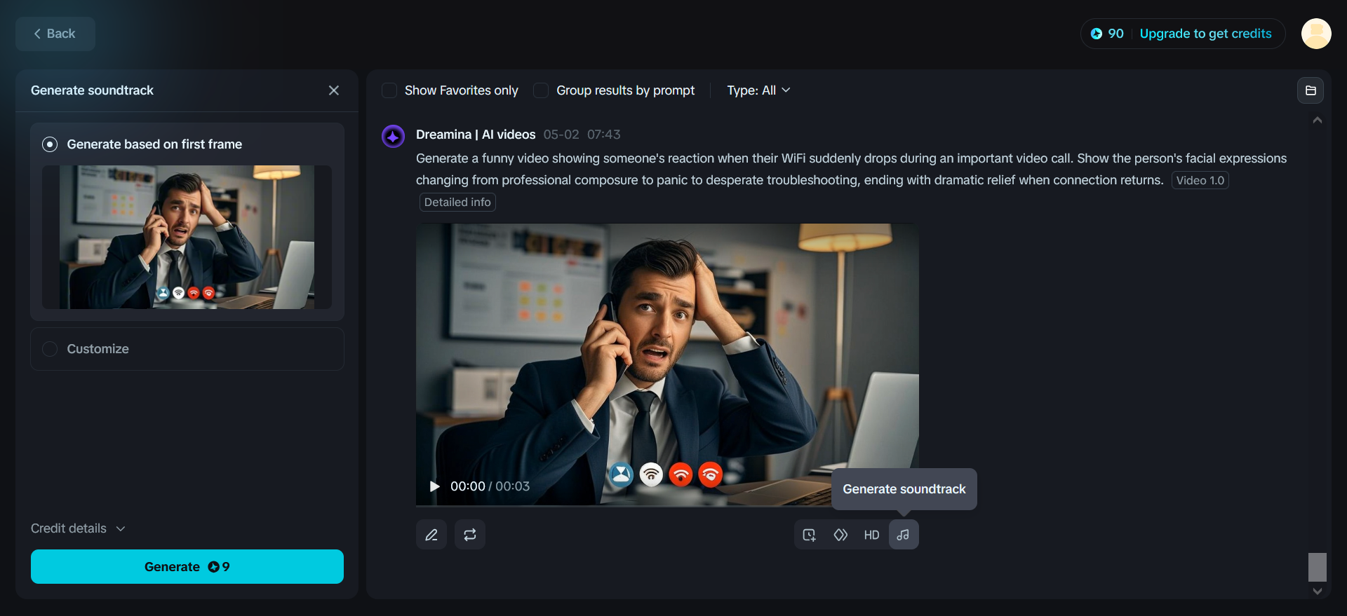 Generar banda sonora