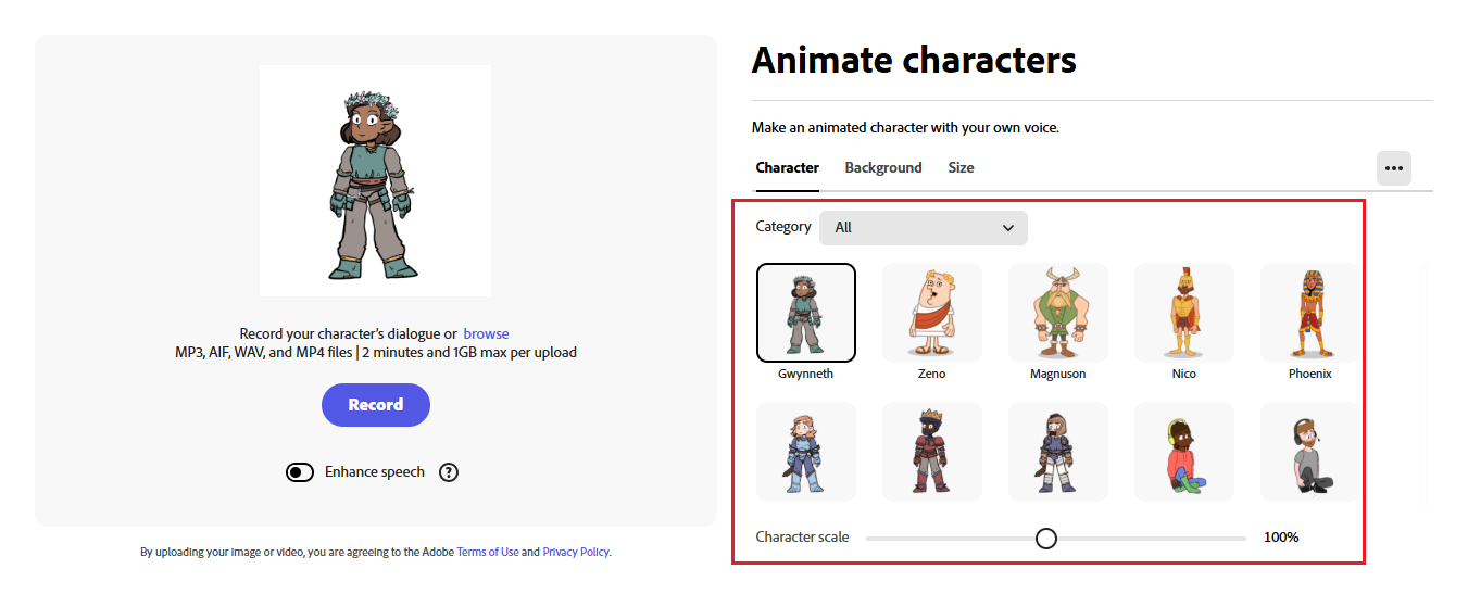 Pembuat animasi berbicara gratis