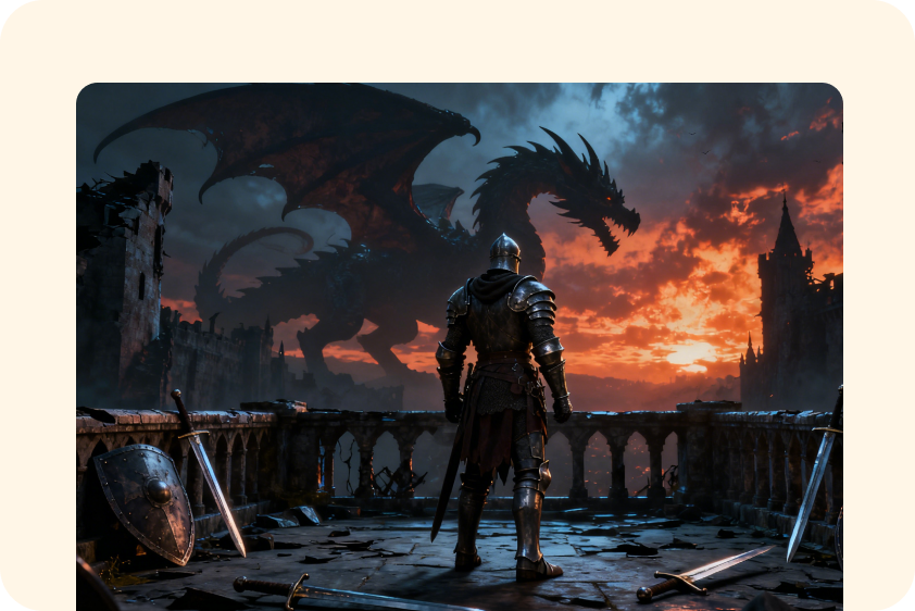 Visualize game scenes using AI storyboard tools