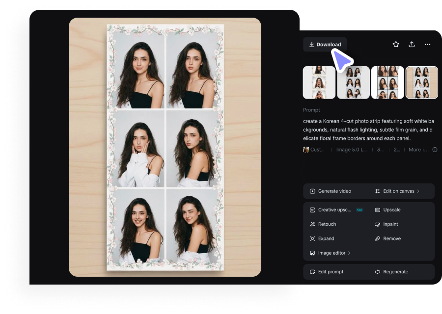 Refine and download