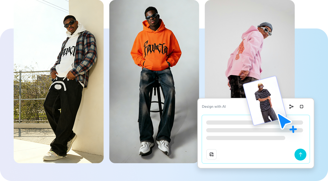 Generate cohesive visual series in batches