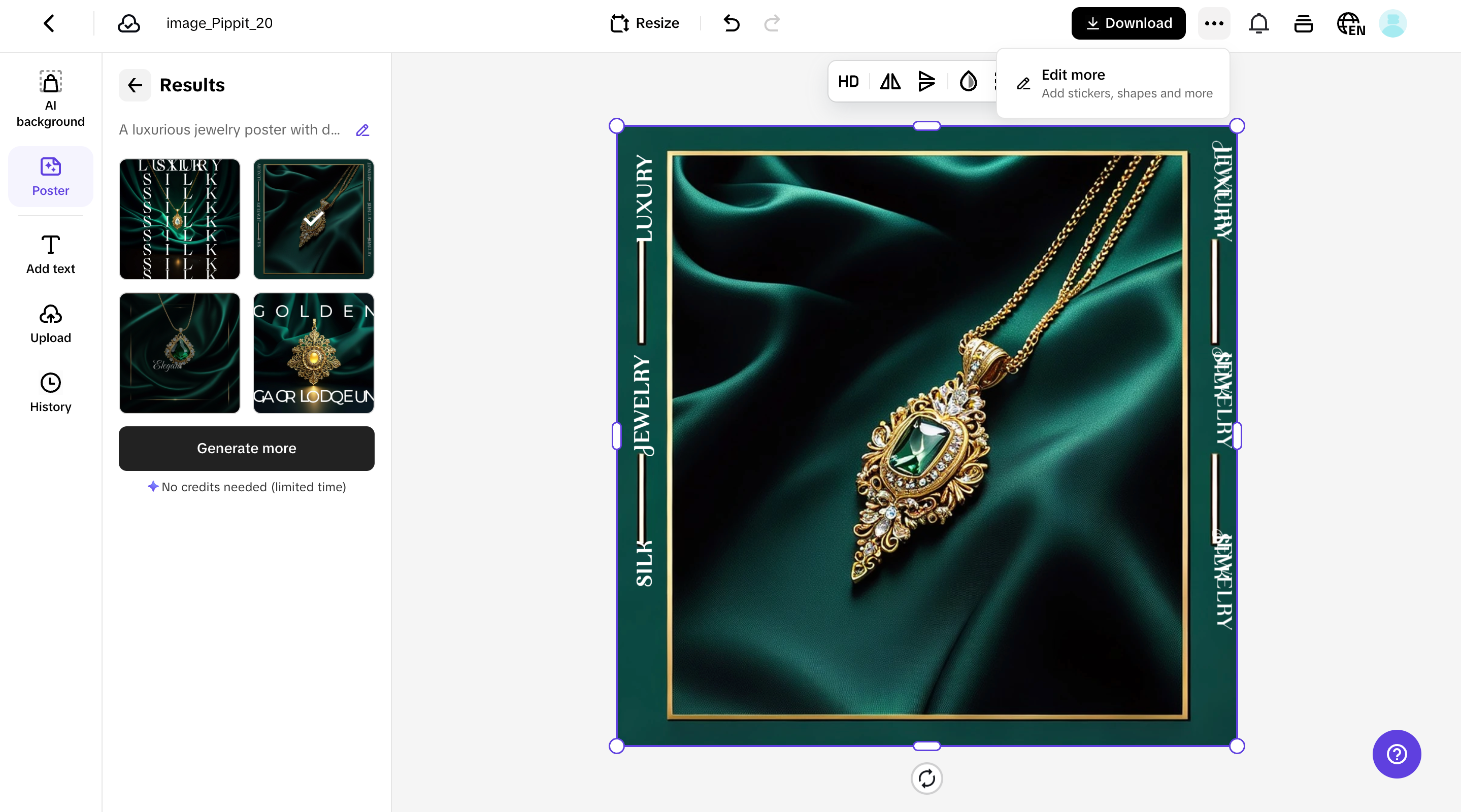 Customize your poster
