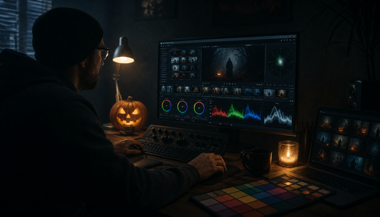 Spooky Color Grading for Halloween Videos: AI Editing Workflows for Creators and Marketers