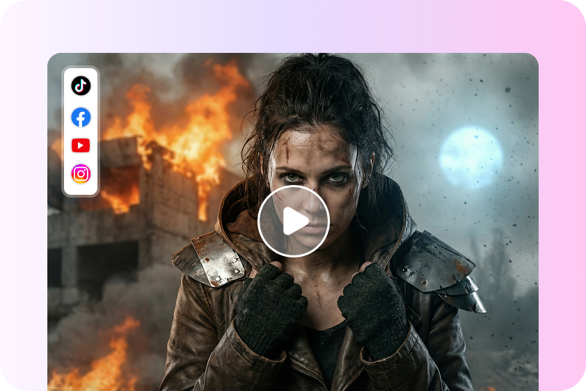 Short videos for social feeds