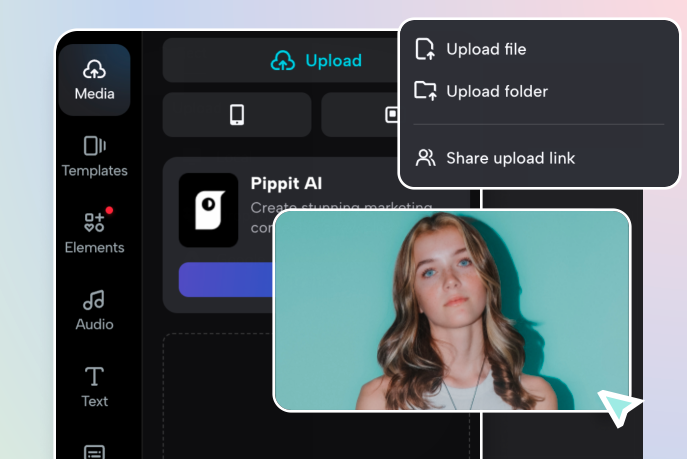 匯入錄製的剪輯