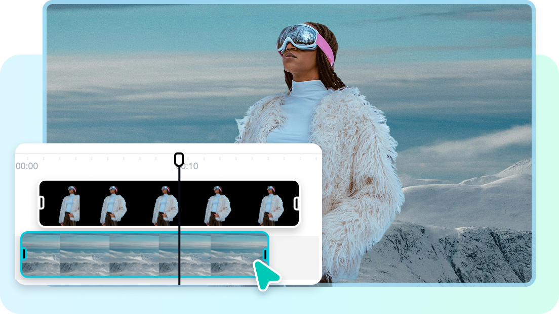 Easy layering of clips