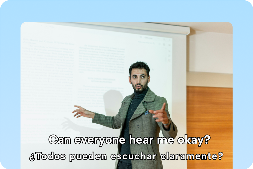 Videos in multiple languages for education and training