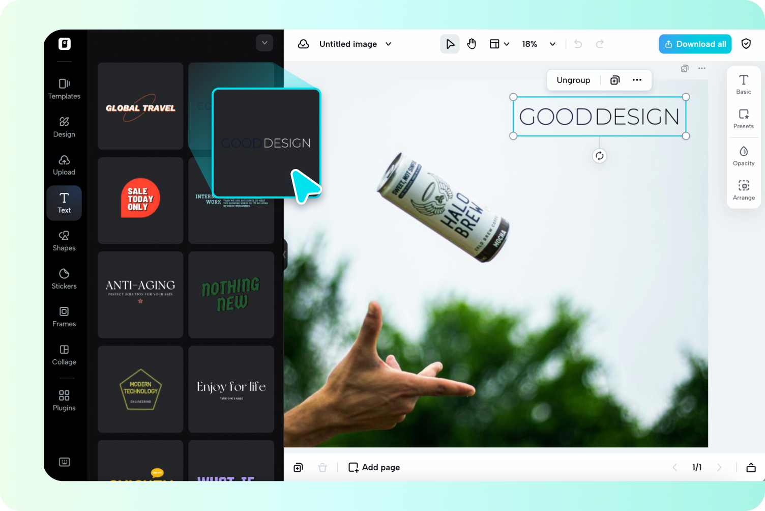 เพิ่มลายน้ำลงในรูปภาพของคุณ