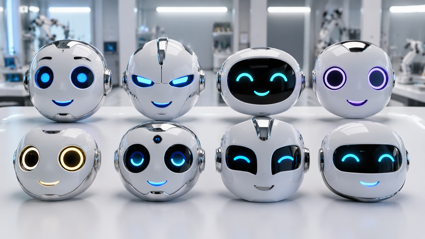 Dreamina robot face filter prompt example 6: Cyber Robot Editorial