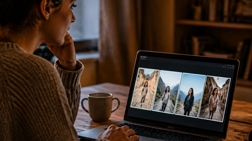 Solo Photos Video prompt 3 original 16:9 visual