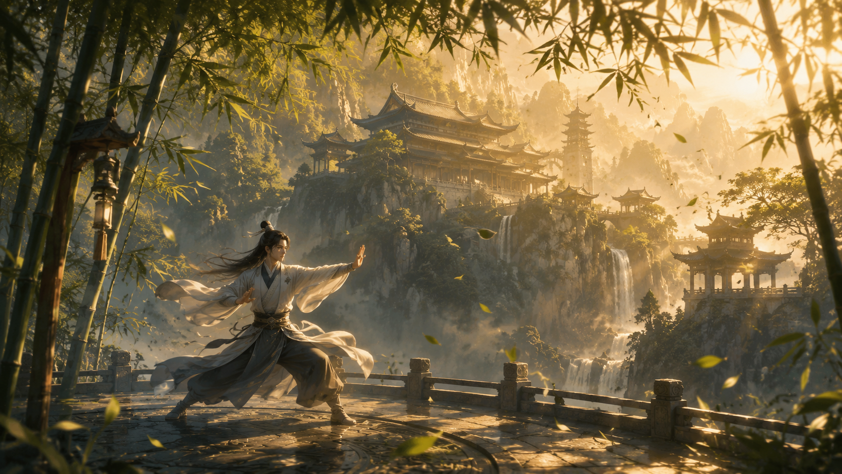 Chinese AI anime martial arts