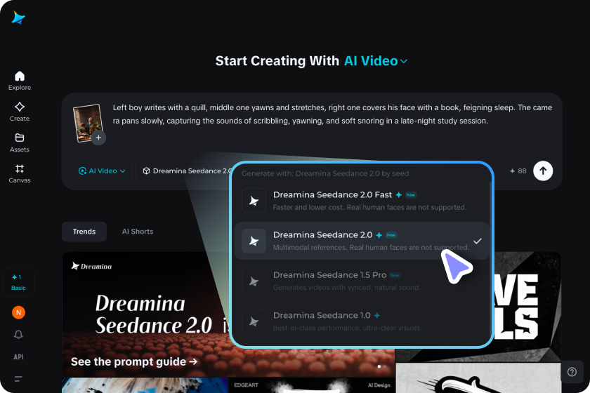 Selecteer uw instellingen en genereer