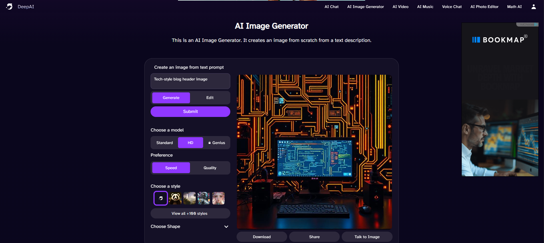 Tech-style blog header image