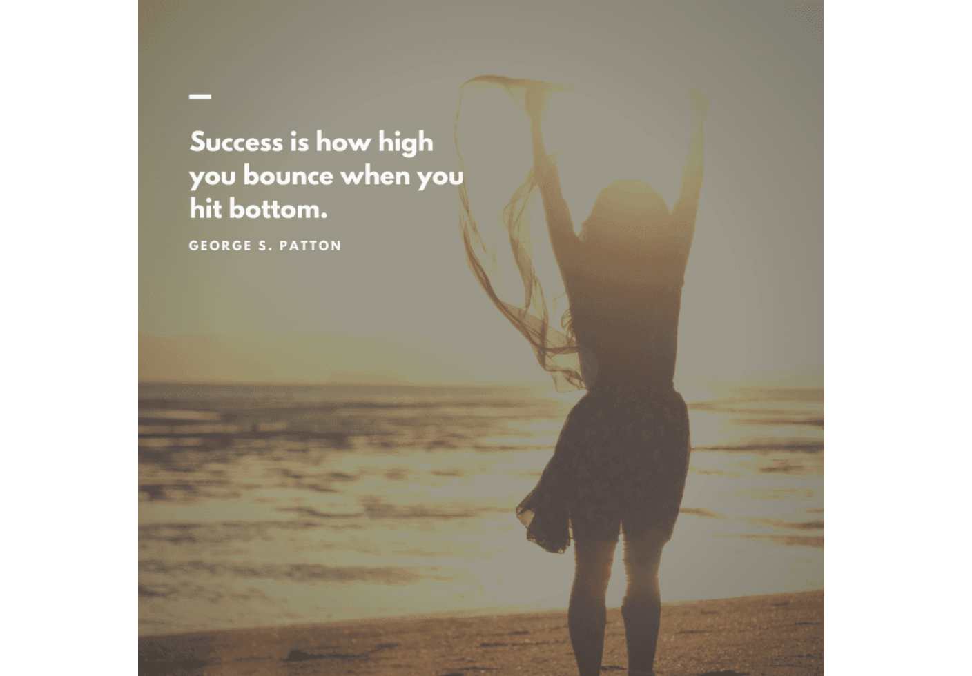 Inspirational captions to achieve success
