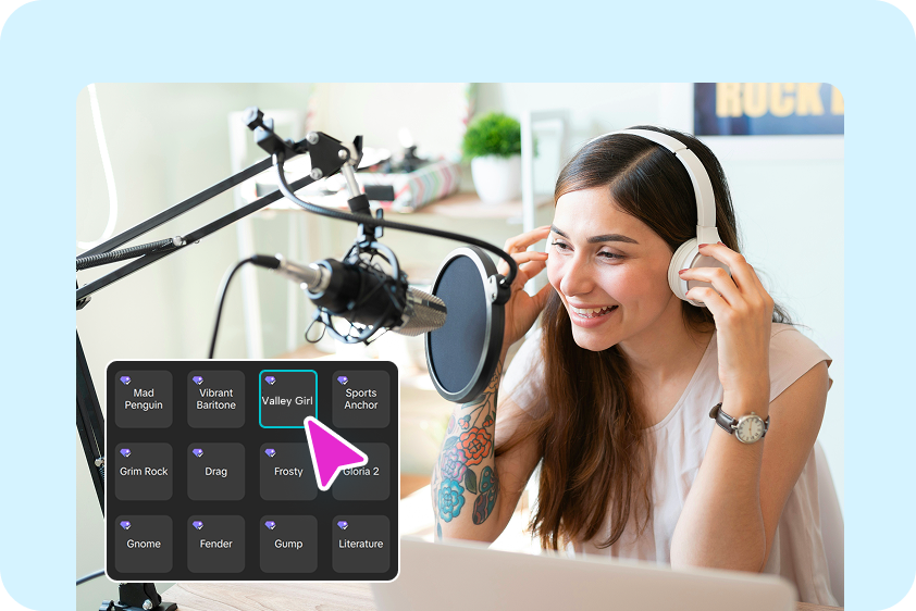 Add variety to your content with girl voices