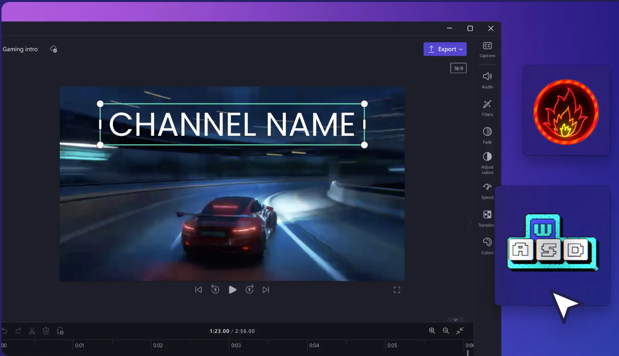 Clipchamp - 완벽한 AI 게임 비디오 생성 도구
