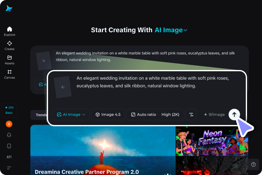  Upload your reference or describe your mockup vision