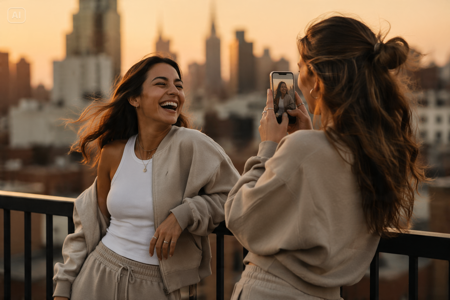 Prompt Seen Friend AI Photo
