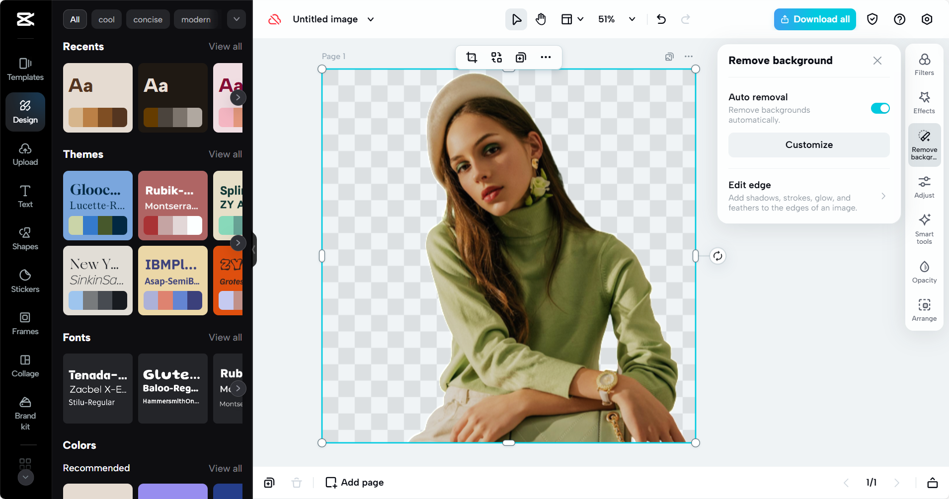 CapCut Web home page