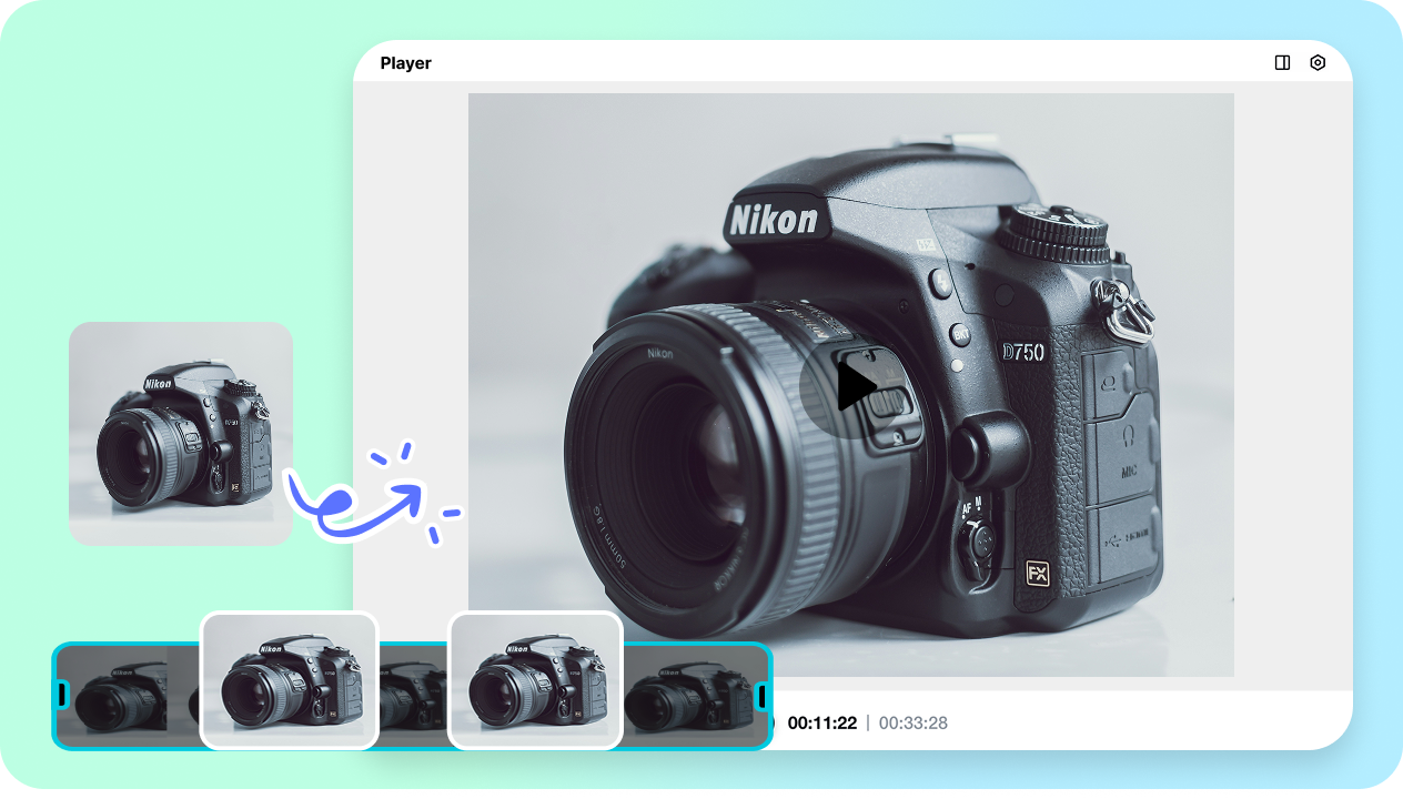 Instant hot sale video creation in seconds