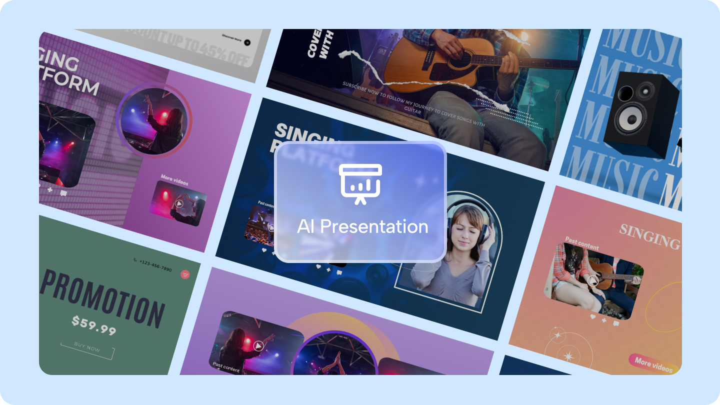 Basitleştirilmiş AI sunum oluşturucu