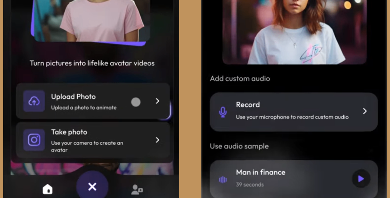 HeyGen talking photo app