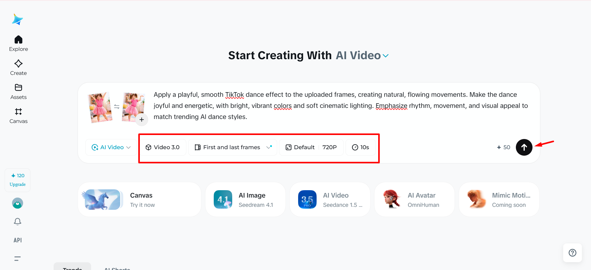 Generating video