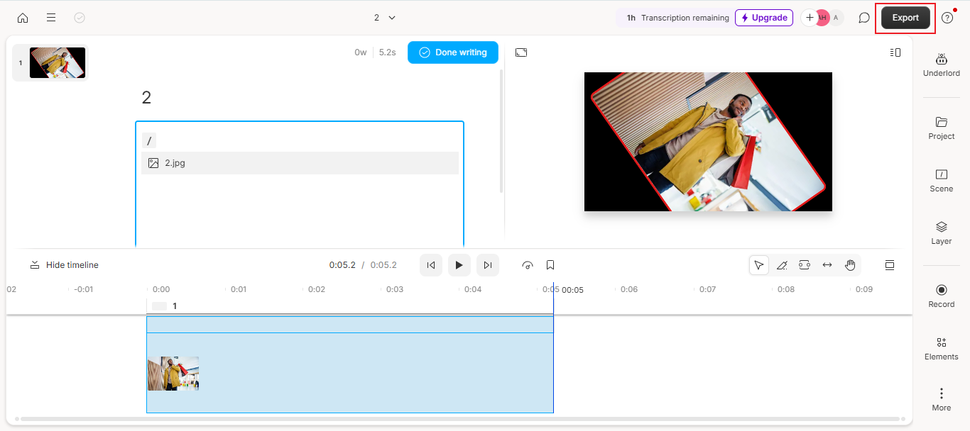 tạo video bằng hình ảnh và âm nhạc