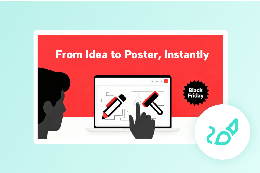 無需技能的黑色星期五海報