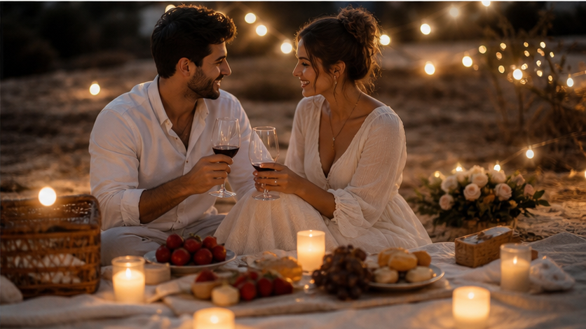 Couple Video Template prompt Beispiel 3 - Reisespeichermontage