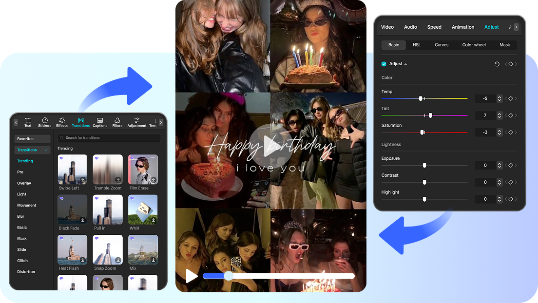 Tutki edistyneitä muokkausominaisuuksia CapCutin videoeditorissa