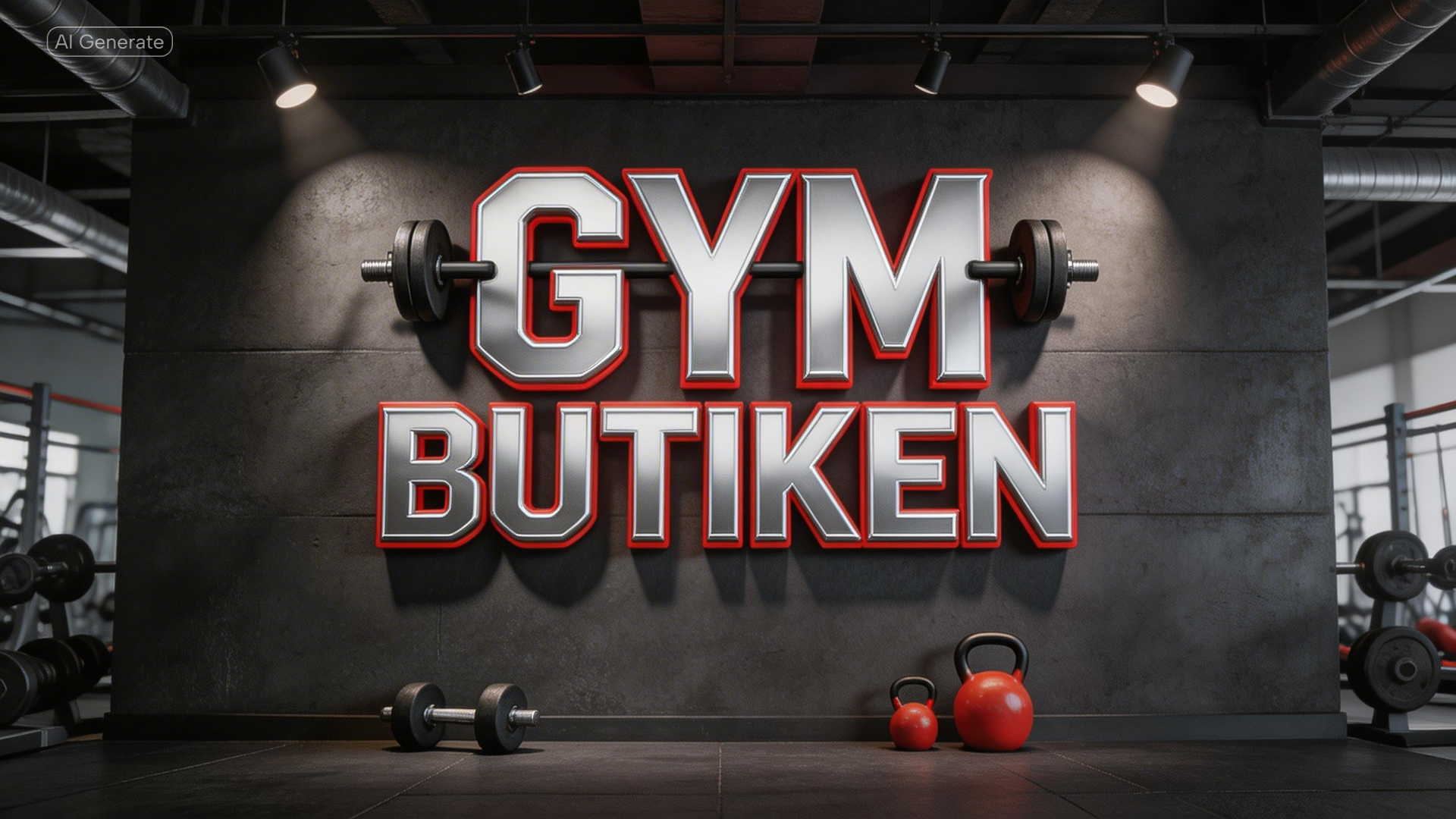Gym butiken - melhor design de logotipo de fitness