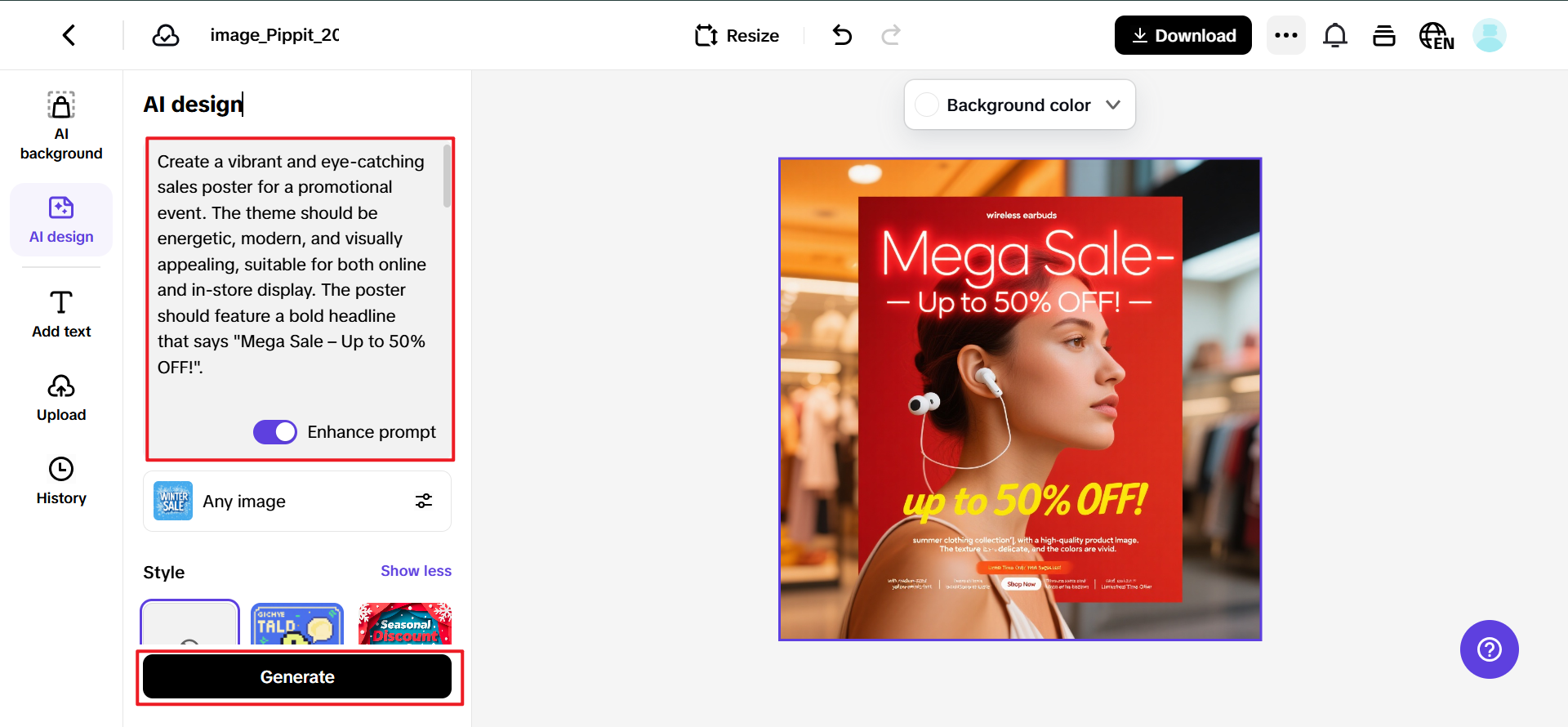 Fine-tune your poster