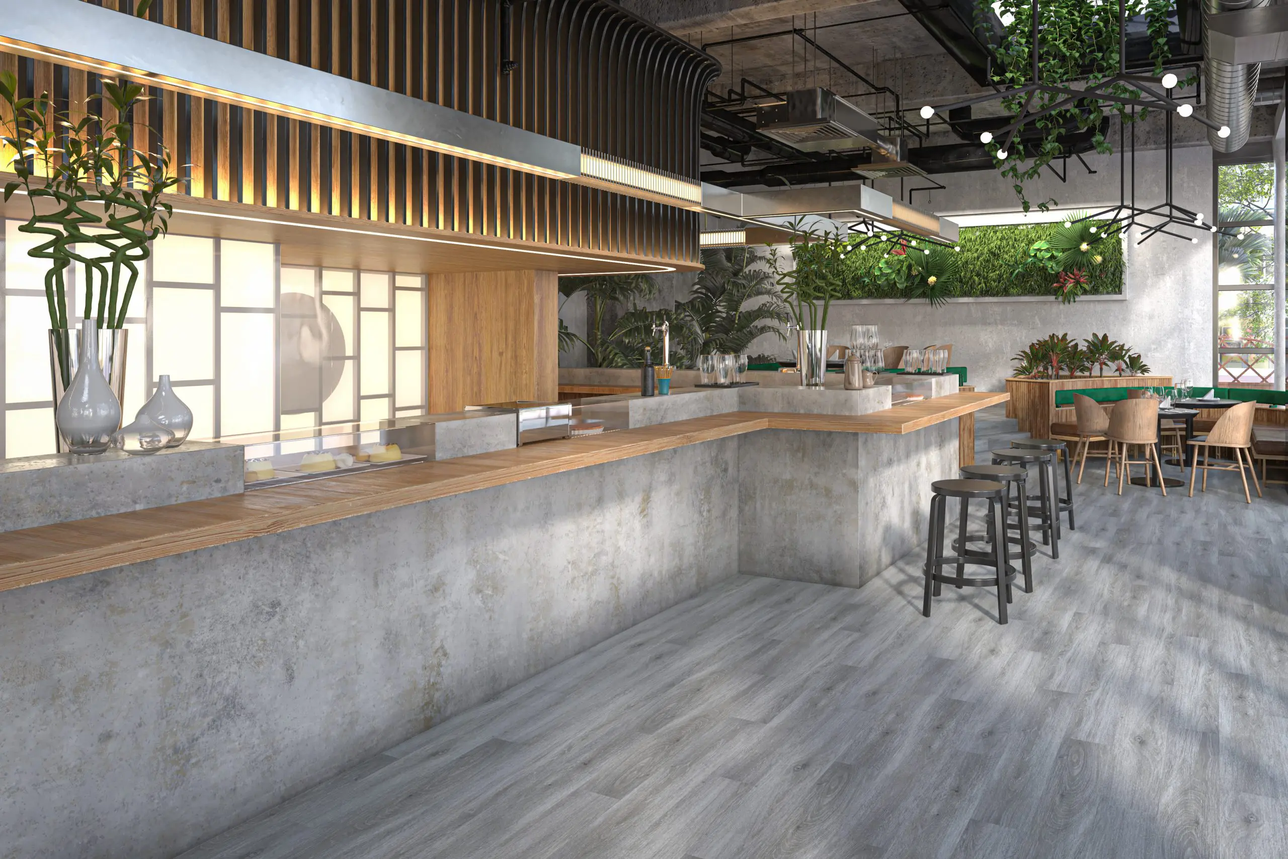 Commercial restaurant interior design
