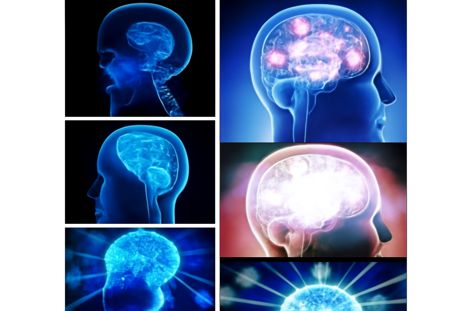 قالب الدماغ المتوسع