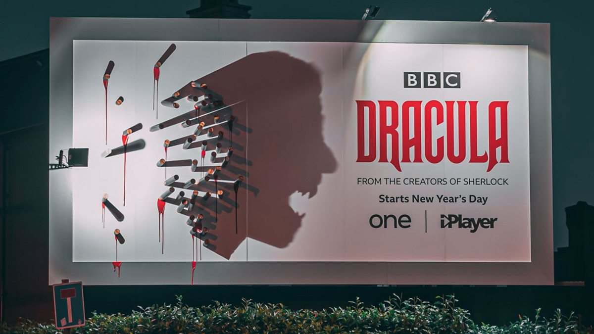 BBC – Dracula billboard ad