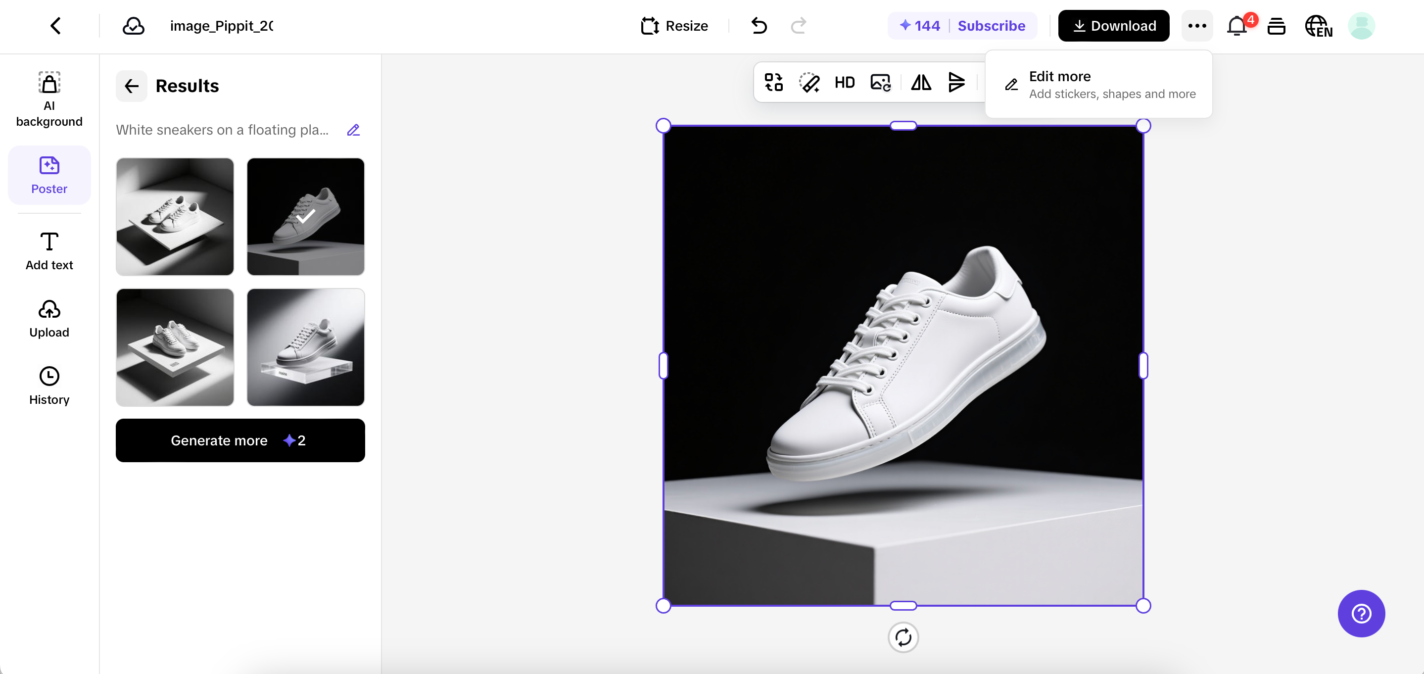 Choose a template and customize