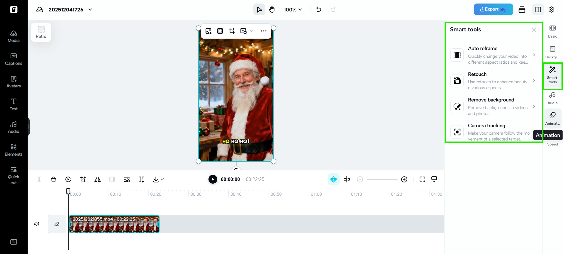 背景を変更する