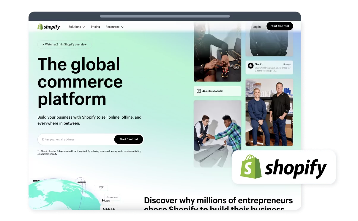 Το VSL της Shopify