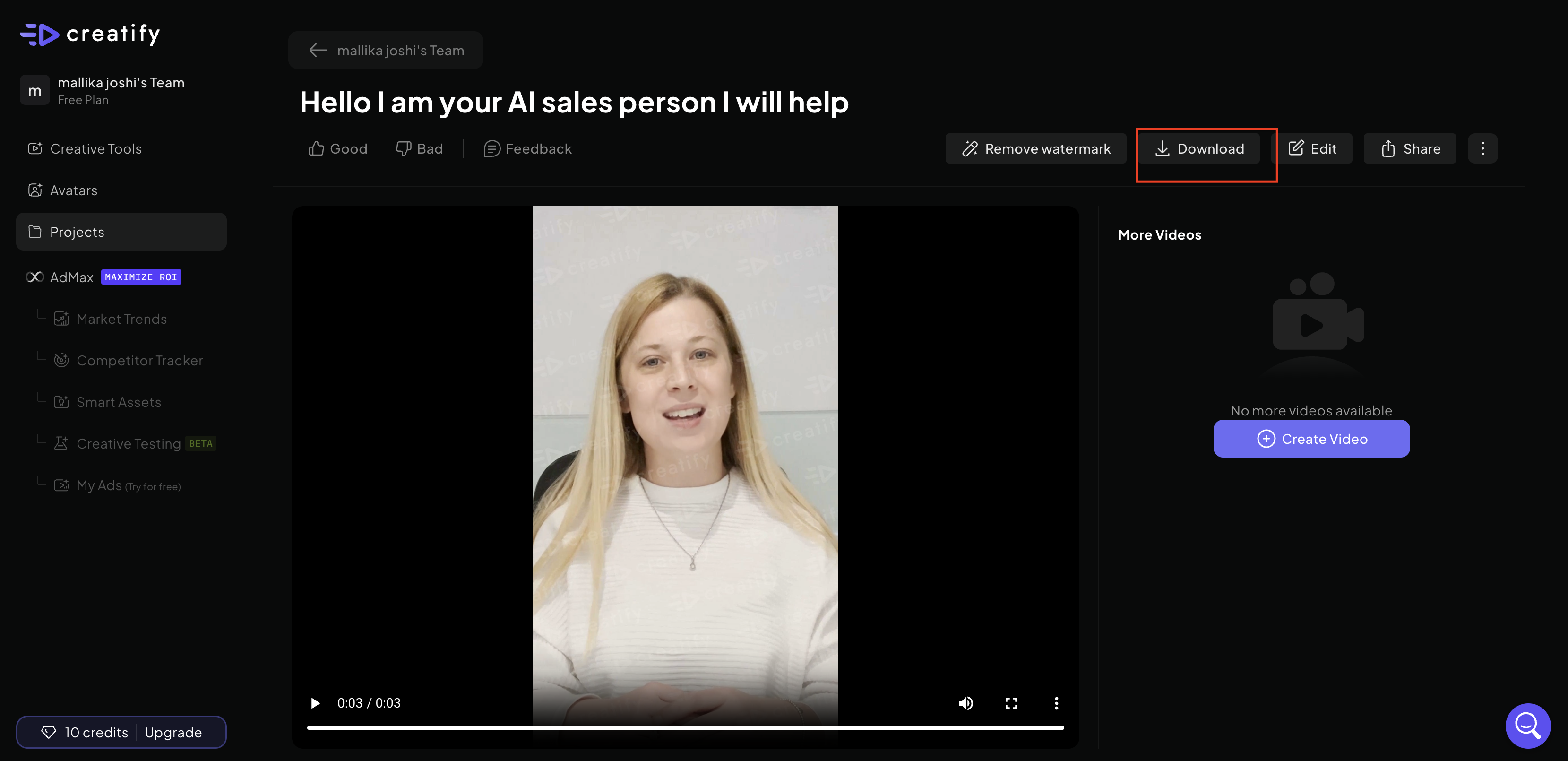 Renderiza y descarga