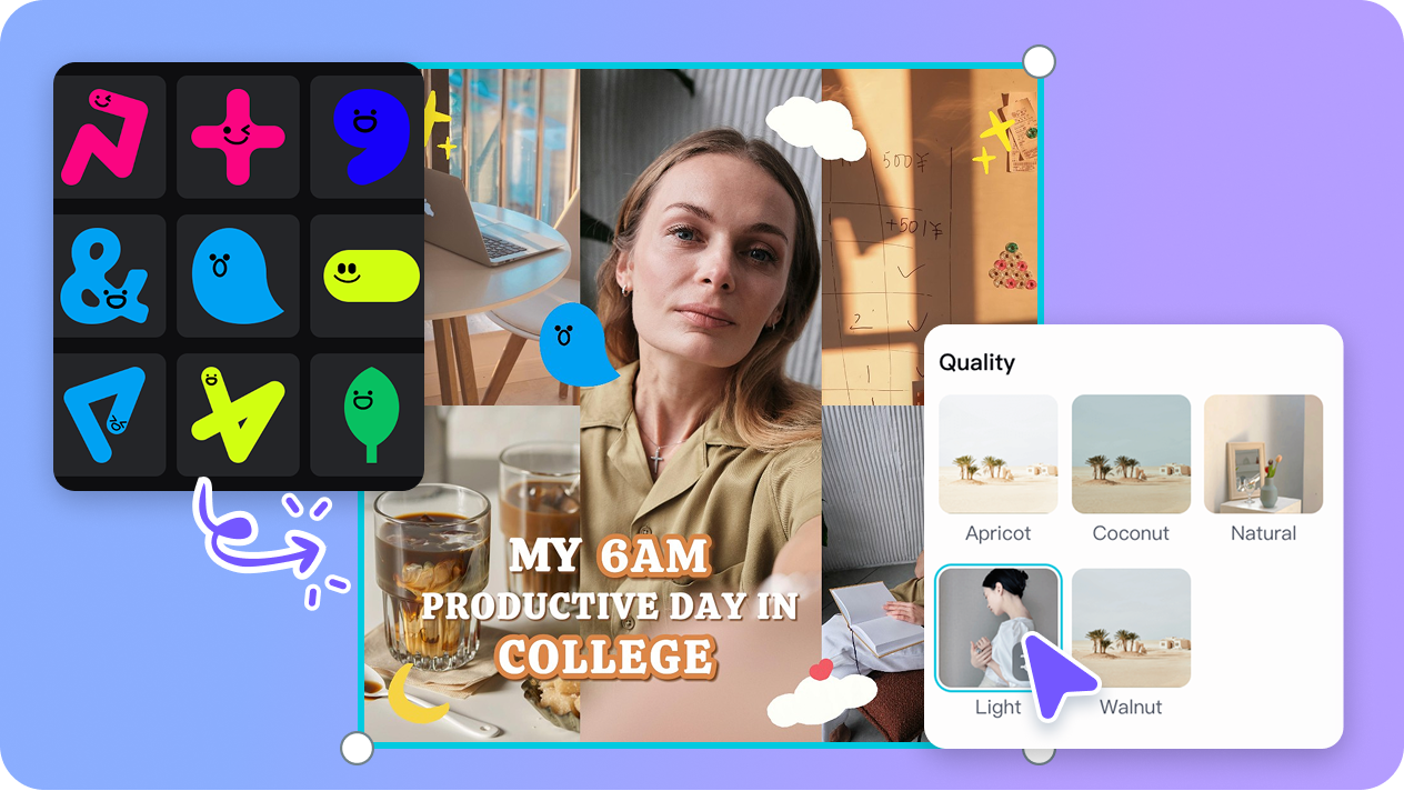 Add creative elements to fine-tune the brochure